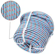 1/2" × 100' Arborist Tree Climbing Rope 16 Strand Braided Nylon Core Polyester