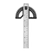 Protractor Angle Stainless Steel Angle Ruler with Adjustable Angle Square6657