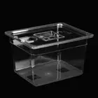 11L Sous Vide Container Clear Polycarbonate Collapsible Hinged Crystal Clear
