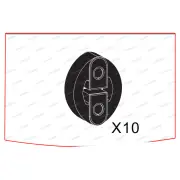 10 pcs Redback Exhaust Rubber Mounts for Nissan Maxima Serena Infiniti 1992-1999