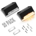 20-Pack LED Outdoor Solar Lights for Deck Fence Step Patio Lighting Waterproo...