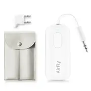 Twelve South AirFly Pro Deluxe Wireless BT Travel Adapter For Headpones White