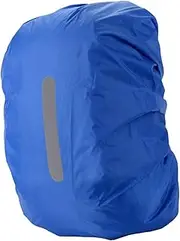 harayaa 30-40L Backpack Cover with Safety Strip for Hiking and Biking, Blue