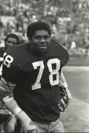 Defensive Lineman Dwight White Of The Pittsburgh Steelers Nfl 1978 OLD PHOTO 3