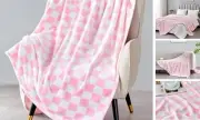 Ultra Soft Fleece Checkered Throw Blanket for Couch, Bed and Travel - Luxury