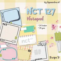 在飛比找蝦皮購物優惠-Mariaarts NCT 127 notepad memo