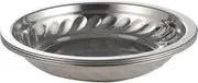 Amosfun 3PCS Stainless Steel Snack Tray Smooth Surface Fruit Plate for Home Use Versatile Candy Dish for Parties and Food Display