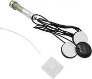 Alnicov Self Adhesive Pickup Piezo Microphone with 6.35mm Jack 3 Conductor Microphone for Acoustic Guitar, Ukulele, Mandolin, Banjo, Violin, String Instruments