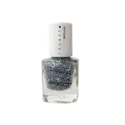 SCENTED WATER BASED NAILPOLISH / GLITTER SILVER / VANILLA VINKV03