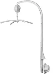 AFUNTA 26 Inch Baby Crib Mobile Bed Bell Holder Music Box Holder Toy Decoration Hanging Arm Bracket Baby Bed Stent Set Nut Screw