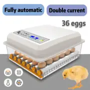 24/36/64 Egg Incubator Fully Automatic Digital Led Turning Chicken Eggs Poultry