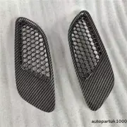 For BMW E90 E91 E92 M3 Bonnet Vent Hood Air Vents Scoop Duct Carbon Fiber Color