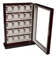 Elegant Watch Jewelry Display Storage Holder Case Glass Box Organizer Gift r