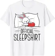 [X.Style] Rabbit Sleepshirt Napping Nightgown ds1243 T-Shirt White