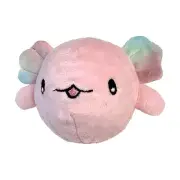 fouFIT Fuzzy Wuzzy Axolotl Spikers 2-in-1 Spiker Ball Toy - Pink (Small)