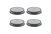 4x Pullman 15L Cloth Filter in Frame for PC4 AS4 Canister Vacuum Cleaner Black