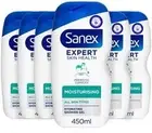 Sanex Body Wash, Expert Skin Health, Moisturising Shower Gel 570 x 6