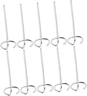 Stainless Steel BBQ Skewers Vertical Design 10pcs Metal Skewers for Air Fryer Easy to Use and Store