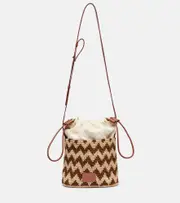 [Missoni] Missoni Zigzag Medium raffia bucket bag One Size neutrals