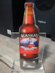 Alaskan Brewing Company Bottle Opener Magnet / Amber Alt Style Ale Beer