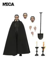 Dracula Hammer Horror Ultimate Action Figure 7” with Accessories – Black