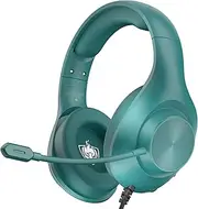 YOTMS Gaming Headset PS4 Headset, Xbox Headset with 7.1 Surround Sound, Gaming Over Ear Headphones with Noise Cancelling Flexible Mic Memory Earmuffs, for PC, PS5, PS4, Xbox Series X/S, Switch (Blue)