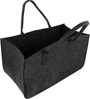 QUMIIRITY Firewood Tote Bag Storage Felt Carrier with Double Handles and Easy to Carry for Camping Picnics and Organizing Tools and More