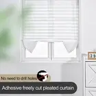 Light Filtering Curtain Self-adhesive Pleated Curtains Half