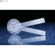 MIL Baseline 360 Isom Plastic Goniometer, 8", 1 Degree Increments