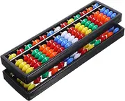 KONTONTY 2pcs 13- Rod Abacus Portable Plastic Abacus Learning Abacus Chinese Abacus Chinese Vintage Abacus Auspicious Abacus Adorn Professional Abacus Arithmetic Abacus Students Abacus