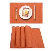 Placemats Set of 4 Woven Place Mats for Dining Table Kitchen Washable Stain