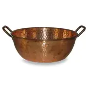 Hand-Hammered Copper Foot-Bath Bowl