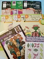 (9) NIP TULIP, SEI,INC. & NagPosh + IRON-ON TRANSFER SHEETS