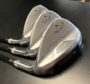 Callaway Opus Brushed Chrome Wedge Set 50.10 56.12 60.06 DG Mid 115