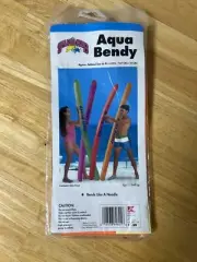 Inflatable Splash Club Aqua Bendy Kmart early 2000s Vtg New, Sealed 66” X 4”