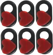 PEPLAYTAL 6pcs Cute Heart Slide Camera Cover for Phone Laptop Tablet Durable Privacy Protector for Home Office Use Easy Access Webcam Shield for Enhanced Privacy