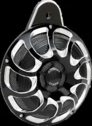 Arlen Ness Billet Horn Kit Drift Black Anodized Night Train 99-09