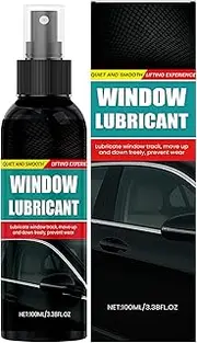 Car Window Track Lubricant - Noise Reduction Sliding Glass Lube Spray | Gentle Glass Maintenance Agent Lubricant with Long Lasting Effect for Adults Families