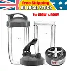 Blender Cross Blade & Jar Juice Cup & Jar Lid for Nutribullet 600W & 900W Parts