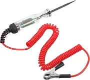 HAWILLOSCH Automotive Test Light Digital Wire Tester with Flexible Spring Wire for Circuit Diagnostics Multi Functional Electrical Tester for Vehicles Accurate Voltage Measurement