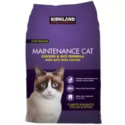 Kirkland Signature Super Premium Maintenance Chicken and Rice Formula Cat Food