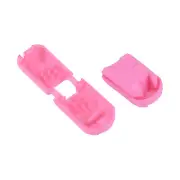 Zipper Pull Tabs, 25 Pack Cord Ends Extension Zip Fixer 21mm, Pink