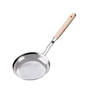 Stainless Steel Mesh Strainer Spoon Oil Filter Flour Colander Noodles Chips Sieve Filter Sifter Kitchen Tools