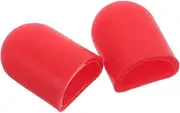 Abaodam 1 Pair Silicone Bike Handlebar End Caps Durable Brake Lever Cover for Road Mountain Bikes Scratch Resistant Grip Protectors Easy to Install Comfortable Handlebar Sleeves