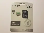 PNY 32 GB Elite Class 10 U1 MicroSD Flash Card