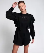 BNWT One Teaspoon Victoria Black Playsuit Jumpsuit, XS, Brand NEW With Tags