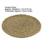 Straw Round Pouf Tatami Cushion Bay Window Pad Floor Mat For Home Yoga Picnic BU