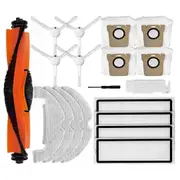 Main Brush, HEPA Filter, Mop Cloth, Dust Bag for Robot Vacuum X10