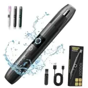 Rechargeable Nose Hair Trimmer for Men Women, Professional Painless Ear Black