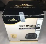 Lifestance Hard Waxing Kit Safety Wax Warmer + Home-Use Wax New
